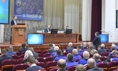 Расширенное производственное совещание по итогам года прошло под руководством генерального директора ОАО «Гродно Азот» Игоря Ляшенко