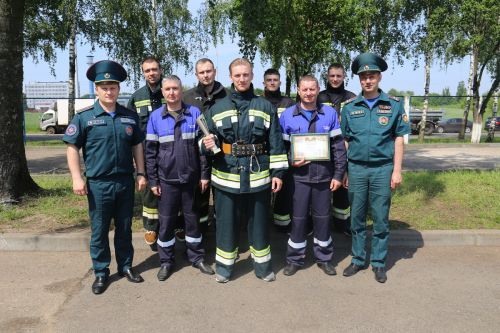 Команда ОАО «Гродно Азот» стала лучшей в городских соревнованиях пожарных дружин