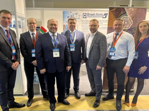 Делегация ОАО «Гродно Азот» во главе с генеральным директором Игорем Ляшенко принимает участие в Международной специализированной выставке пластмасс и каучука Interplastica