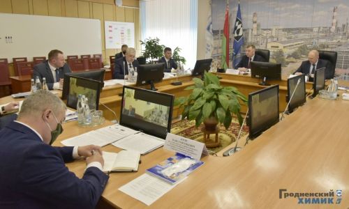 С рабочим визитом ОАО «Гродно Азот» посетил заместитель премьер-министра Республики Беларусь Юрий Назаров 