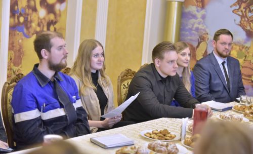 Актив совета молодых работников предприятия встретился с ветеранами труда ОАО «Гродно Азот»