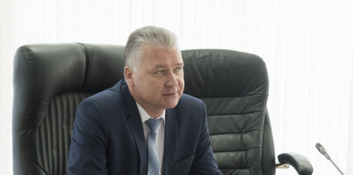 Начальник производственно-технологического управления концерна «Белнефтехим» Сергей Шмаенков встретился с коллективом ОАО «Гродно Азот»