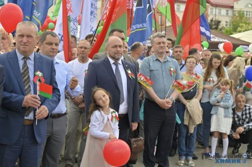 Представители ОАО "Гродно Азот" приняли участие в праздновании Дня Независимости