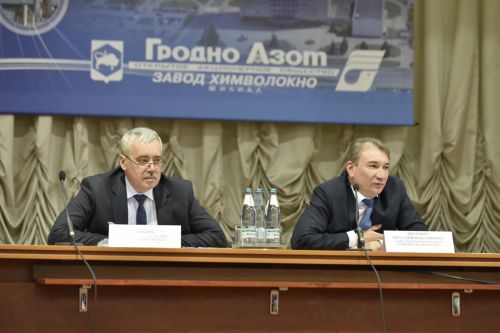 ОАО «Гродно Азот» посетил заместитель председателя Белорусского государственного концерна по нефти и химии Виталий Милевич