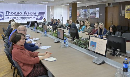 В ОАО «Гродно Азот» состоялась диалоговая площадка по обсуждению законопроектов о Всебелорусском народном собрании и изменениях Избирательного кодекса Республики Беларусь