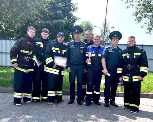 Команда ОАО «Гродно Азот» победила в соревнованиях на лучшую пожарную дружину Гродно