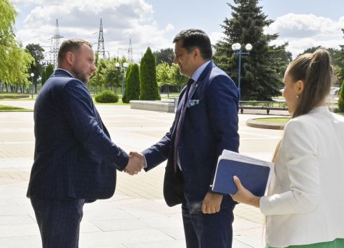 Посол Пакистана в Беларуси посетил ОАО «Гродно Азот» и филиал «Завод Химволокно» 