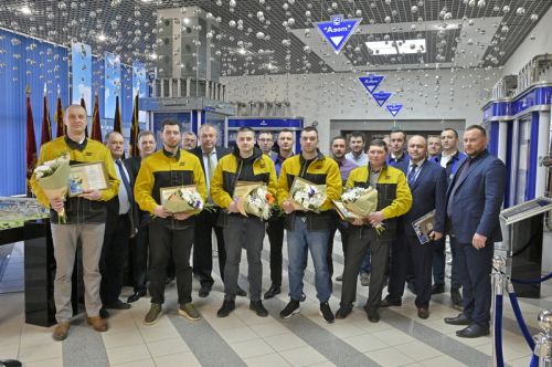 В ОАО «Гродно Азот» наградили победителей конкурса профессиональных сварщиков
